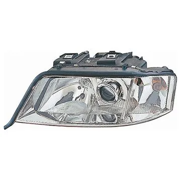 Audi A6 1997-1999 Headlight Left Manual/Electric Adjustment With Turn Signal H1+H7