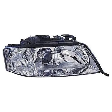 Audi A6 1997-2004 Headlight Right Manual/Electric Adjustment Without Motor With Turn Signal H1+H7