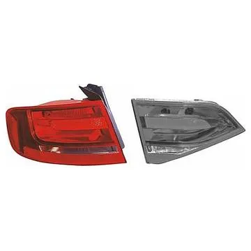 Audi A4 2008-2012 Vidro de Farolim Traseiro Esquerdo Exterior Sedan