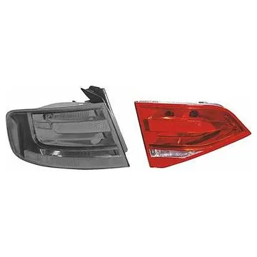 Audi A4 2008-2012 Vidro de Farolim Traseiro Esquerdo Interior Sedan