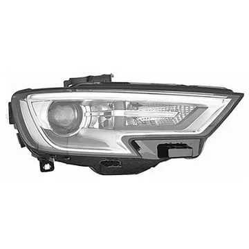 Audi 2016-2020 Farol Direito Sem e-tron + Motor Com Pisca H8 Xenon