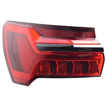 Audi A6 2018-2025 Left Rear Light Without Dynamic Light Control Outer Black List Dynamic Turn Signal LED ULO