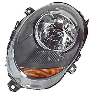 MINI Farol Esquerdo + Motor com Pisca 2018-2025 H4 Lente Pisca Cor de Laranja