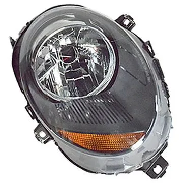 MINI Faro Derecho + Motor con Intermitente 2018-2025 H4 Intermitente Naranja
