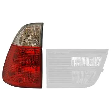 BMW X5 E53 2003-2007 Rear Light Left Without Electrical Part Outer Turn Signal White