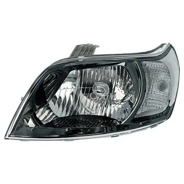 Chevrolet Aveo Hback 2008-2011 Farol Esquerdo Regulação Elétrica + Motor Com Pisca Preto H4