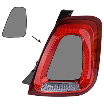Fiat 500 2015-2024 Rear Light Right Not Coupé/Cabrio Trim