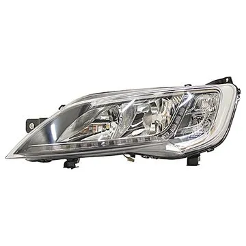 Citroen Jumper Fiat Ducato Opel Movano Peugeot Boxer 2014+ Faro Sinistro Regolazione Elettrica + Motore + LED Cromato H7 LED
