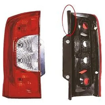 Citroen Nemo / Fiat Fiorino/Qubo / Peugeot Bipper 2008+ Farolim Traseiro Esquerdo Porta da Bagageira