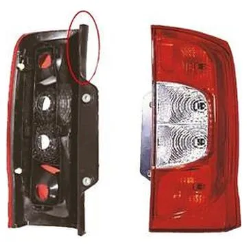 Citroen Nemo / Fiat Fiorino/Qubo / Peugeot Bipper 2008+ Farolim Traseiro Direito Porta da Bagageira
