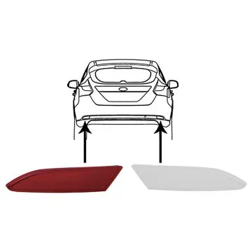 Ford Focus 2011-2018 Catadioptre Gauche 5D Break