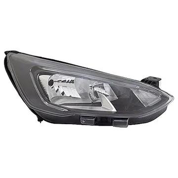 Ford Focus 2018-2022 Faro Doppio Destro Regolazione Elettrica + Motore Nero H1+H7 LED