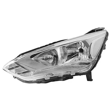 Ford C-Max 2015+ Farol Duplo Esquerdo Ajuste Elétrico + Motor H1+H7 LED
