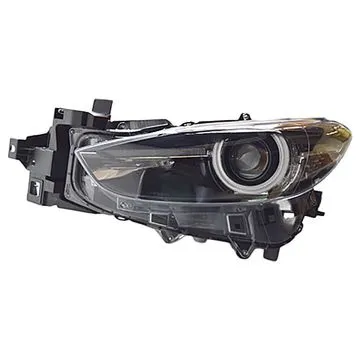 Mazda 3 2017-2018 Headlight Left Without Adaptive Lighting Electric Adjustment + Motor With Indicator LED