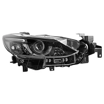 Mazda 6 2015-2018 Faro Delantero Derecho Sin Iluminación Adaptativa Regulación Eléctrica + Motor LED
