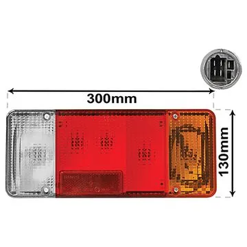 Iveco Turbo Daily 1989-1995 Rear Light Right Pickup / Chassis Cab