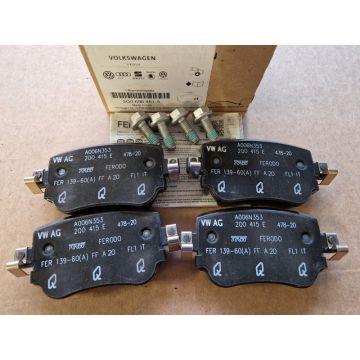 Remblok set achter origineel Polo GTI Caddy Passat A1 Q3 Octavia Leon 