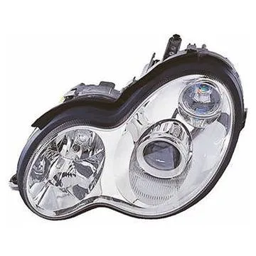 Mercedes C W203 2000-2007 Left Headlight With Turn Signal Clear Xenon