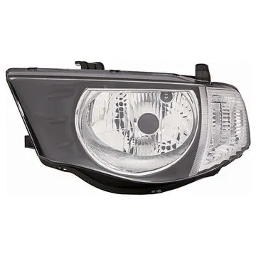 Mitsubishi L200 2006-2009 Farol Esquerdo Sem Motor Com Pisca Dubbel Cab Branco H4