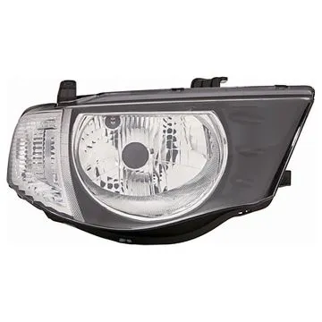 Mitsubishi L200 2006-2009 Farol Direito Sem Motor Com Pisca Dubbel Cab Branco H4