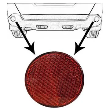 Nissan Juke/X-Trail 2003-2019 Catadioptre Rond