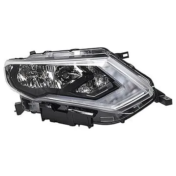 Nissan X-Trail 2017-2022 Farol Duplo Direito Ajuste Elétrico + Motor LED H11+H9 LED