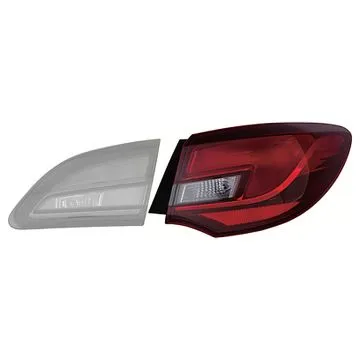 Opel Astra J 2010-2015 Cristal de Piloto Trasero Derecho Exterior