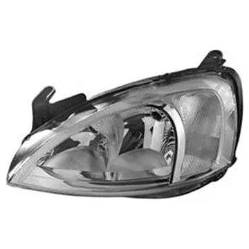 Opel Combo/Corsa C 2000-2003 Farol Esquerdo Ajuste Elétrico + Motor Com Pisca H7
