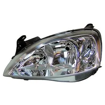 Opel Combo/Corsa C 2005-2012 Faro Sinistro Regolazione Elettrica Senza Motore Con Indicatore di Direzione H1+H7