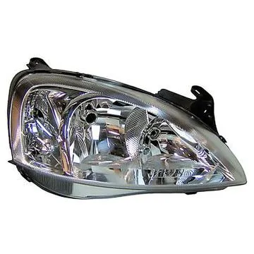 Opel Combo/Corsa C 2005-2012 Farol Direito Regulação Elétrica Sem Motor Com Pisca H1+H7