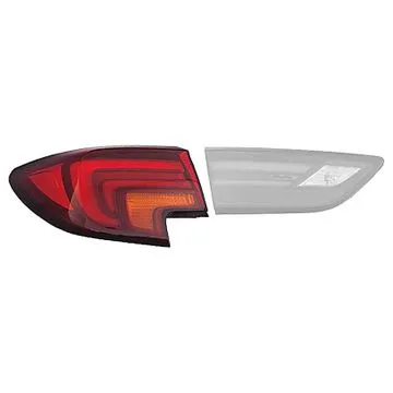 Opel Astra K 2015-2021 Vitre de Feu Arrière Gauche Extérieure 5 Portes LED