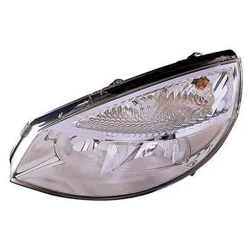 Renault Scenic 2003-2006 Farol Esquerdo Sem Motor Com Pisca H1+H7