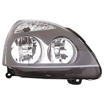 Renault Clio II/Clio Campus 2004-2012 Farol Direito Sem Motor Com Pisca Grijze Rand H1+H7