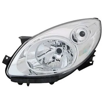 Renault Twingo 2007-2011 Farol Esquerdo Ajuste Elétrico + Motor Com Pisca Cromado H4