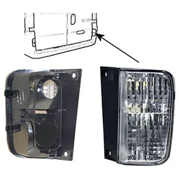 Nissan Primastar / Opel Vivaro / Renault Trafic 2009-2014 Luz de Marcha-Atrás Direita