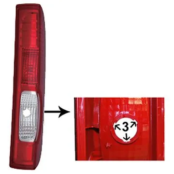 Opel Vivaro 2009-2014 Rear Light Right Without Electrical Part