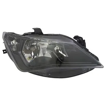 SEAT Ibiza 2012-2015 Farol Duplo Direito Sem Motor Ajuste Elétrico Preto H7