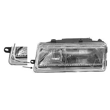 SEAT Toledo 1996-1999 Scheinwerfer Rechts Ohne Motor Manuelle/Elektrische Verstellung