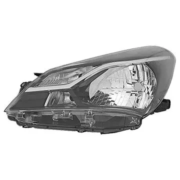 Toyota Yaris 2017-2020 Farol Duplo Esquerdo Regulação Elétrica + Motor Com Luz Diurna H4
