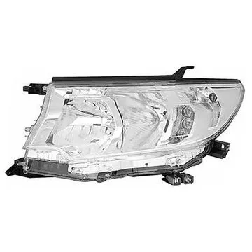 Toyota Land Cruiser J15 2018-2023 Duplo Farol Esquerdo Regulação Elétrica Sem Motor HB3+H11