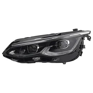 Volkswagen Golf VIII 2020-2024 Double Phare Gauche + Moteur Avec Éclairage de Virage Matrix Chrome Avec Feu de Jour LED