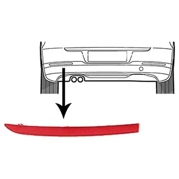 Volkswagen Tiguan 2007-2016 Reflector Links In Bumper