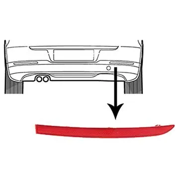 Volkswagen Tiguan 2007-2016 Reflector Rechts In Bumper
