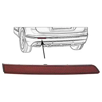 Volkswagen Tiguan 2016-2020 Reflector Left Inner