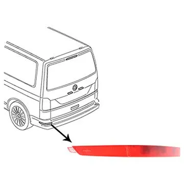 Volkswagen Transporter T6 2015-2024 Reflector Left Tailgate