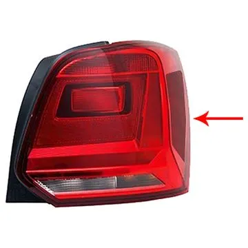 Volkswagen Polo 2014-2017 Farolim Traseiro Direito Escuro
