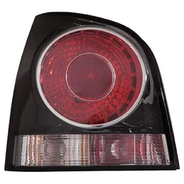 Volkswagen Polo 2005-2009 Rear Light Left Red Black