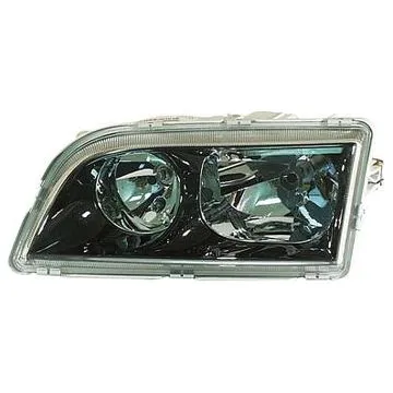 Volvo S40/V40 -2004 Farol Duplo Esquerdo Sem Motor Preto