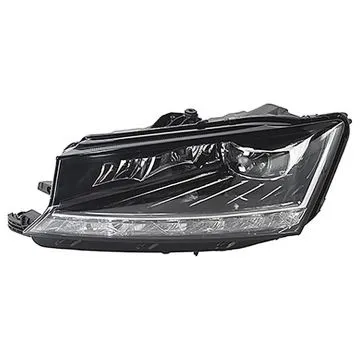 Skoda Fabia 2018-2021 Duplo Farol Dianteiro Esquerdo LED