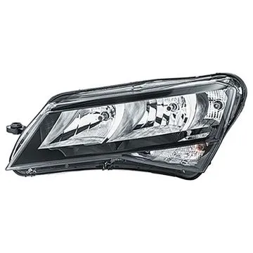 Skoda Superb 2015-2019 Dubbele Koplamp Voor Links Elektrische Regeling + Motor H7